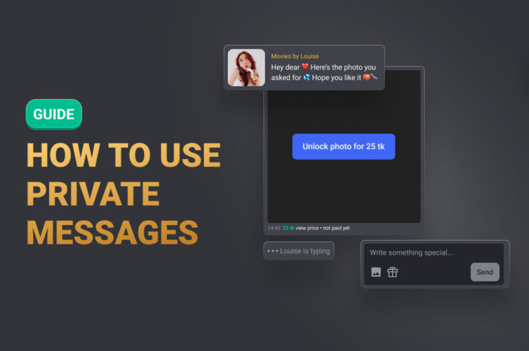 How to use private messages to sext and engage with your FapHouse Fans￼
