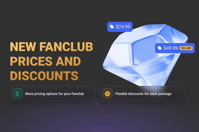 New Fanclub Pricing Structure for Content Creators